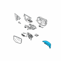 OEM 2018 Acura ILX Cap, Driver Side Skull (Crystal Black Pearl) Diagram - 76251-TA0-A01ZM