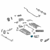 OEM 2022 Lexus ES300h Sensor, Battery Voltage Diagram - 89892-33040