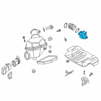 OEM 2018 BMW M6 Air Channel Diagram - 13-71-7-843-276