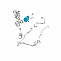 OEM GMC Savana 3500 Power Steering Pump Diagram - 84023339