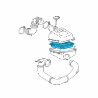 OEM 2010 Scion tC Filter Element Diagram - 17801-0D020