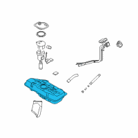 OEM 2007 Kia Rio5 Fuel Tank Assembly Diagram - 311501G500