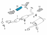 OEM 2019 Nissan Kicks Heat Insulator-Front Floor Diagram - 74758-5RB0A