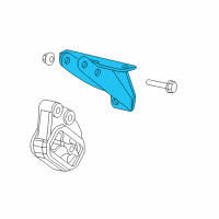 OEM 2005 Dodge Ram 1500 Bracket-Engine Mount Diagram - 5037422AB