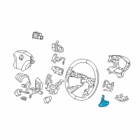 OEM 2005 Acura RL Switch Assembly, Multi Information (Medium Gray) Diagram - 35875-SJA-013ZB
