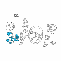 OEM Acura Switch Assembly, Audio&Cruise&Navigation (Type B) Diagram - 35880-SJA-E04ZF