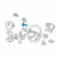 OEM Acura Switch Assembly, Driver Side Paddle Shift (Type A) (Black) Diagram - 78561-SJA-J81ZA