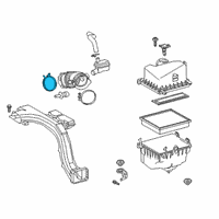 OEM 2018 Toyota Camry Outlet Tube Clamp Diagram - 90466-71001