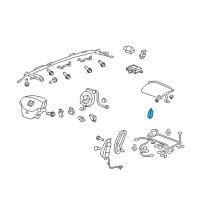 OEM 2010 Honda CR-V OPDS Unit Diagram - 81169-SWA-A01