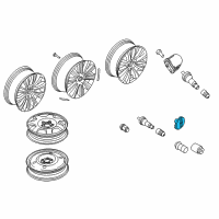 OEM Lincoln Nautilus Center Cap Diagram - EJ7Z-1130-A