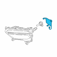 OEM 2018 Hyundai Santa Fe Sport Wiring Assembly-Front Fog Lamp Diagram - 92216-4Z510