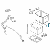 OEM 2015 Infiniti Q70 Cable Assy-Battery Earth Diagram - 24080-1MA0A