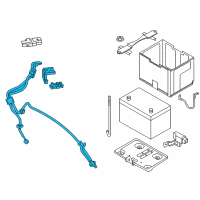 OEM 2015 Infiniti Q70L Cable Assembly-Battery To STARTOR Motor Diagram - 24105-1MC0A