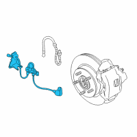 OEM 2003 Chrysler 300M Sensor-Anti-Lock Brakes Diagram - 4779152AB