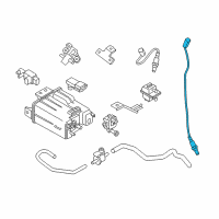 OEM 2020 Nissan Pathfinder Heated Oxygen Sensor, Rear Diagram - 226A0-6CC0B