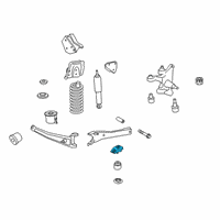 OEM 2009 Ford F-350 Super Duty Upper Bracket Insulator Diagram - E8TZ-5414-B