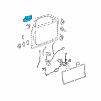 OEM 2000 Cadillac DeVille Handle, Outside Diagram - 20857697