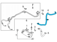 OEM Ford Bronco TUBE ASY Diagram - MB3Z-7G071-B