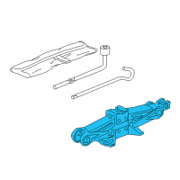 OEM Honda Jack Assy., Pantograph Diagram - 89310-SYE-A01