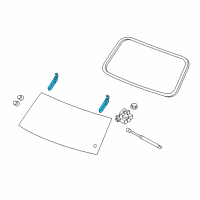 OEM 2013 Jeep Grand Cherokee Bracket Diagram - 68065878AF