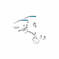 OEM Jeep Commander Arm Left-Front WIPER Diagram - 5179182AA