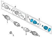 OEM 2021 Ford Mustang Mach-E KIT - BOOT Diagram - LJ9Z-3A331-F