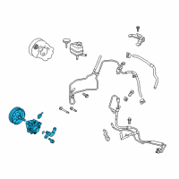 OEM 2006 Scion tC Power Steering Pump Diagram - 44310-21050