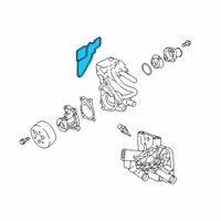 OEM Nissan Gasket-Water Inlet Diagram - 13050-5RB0A