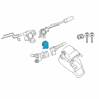 OEM 2015 Toyota Sequoia Steering Sensor Assembly Diagram - 89245-06040