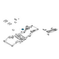 OEM 2005 Jeep Wrangler Bracket-Transmission Mount Diagram - 52059698AA