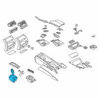 OEM 2015 BMW 550i Gear Selector Switch Diagram - 61-31-9-251-190