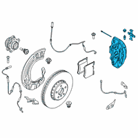 OEM 2020 BMW X5 CALIPER HOUSING RIGHT Diagram - 34-11-6-891-288