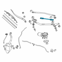OEM 2017 Honda Odyssey Rod Unit A Diagram - 76540-TK8-A02