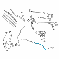 OEM 2015 Honda Odyssey Tube (4X7X550) Diagram - 76837-TK8-A01