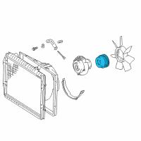 OEM 1997 Toyota T100 Pulley Diagram - 16371-75030
