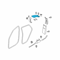 OEM 2009 BMW X6 Cover, Column A Left Diagram - 51-43-7-896-717