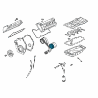 OEM 2011 Cadillac DTS Sprocket-Camshaft Intermediate Drive Shaft Diagram - 12577433