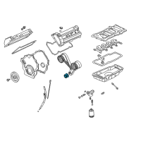 OEM Cadillac Eldorado Sprocket, Crankshaft Diagram - 12570154