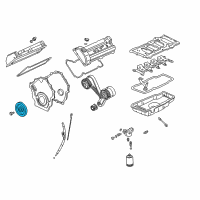 OEM 2001 Cadillac Seville Balancer Asm-Crankshaft Diagram - 12557707