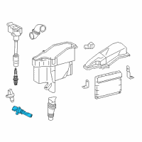 OEM 2017 Lexus GS200t Sensor, Crank Position Diagram - 90919-05089