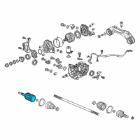 OEM 2019 Honda CR-V JOINT, INBOARD Diagram - 42320-TRP-305