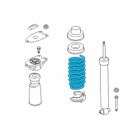 OEM 2019 BMW 440i Rear Coil Spring Diagram - 33-53-6-851-933