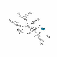 OEM 2004 Pontiac GTO Shield-Exhaust Muffler Rear Heat Diagram - 92157202