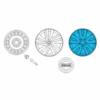 OEM Nissan NV200 Wheel Assy-Disk Diagram - 40300-3LN0A