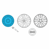 OEM 2013 Nissan NV200 Wheel Assy-Disc Diagram - 40300-3LM0A