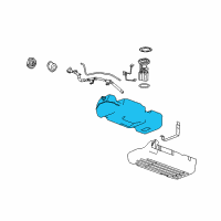 OEM Hummer H2 Tank Asm, Fuel Diagram - 88967295