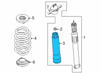 OEM Ford Maverick SHIELD - DUST Diagram - NZ6Z-18159-A