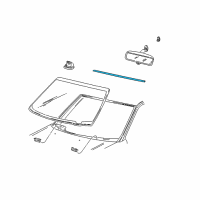 OEM 2004 Ford Expedition Weatherstrip Diagram - YL3Z-1503110-AA