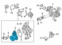 OEM 2021 BMW X7 Water Pump Diagram - 11-51-8-482-251