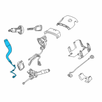 OEM 2017 Chevrolet Tahoe Gear Shift Assembly Diagram - 22857352